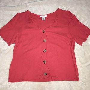Button up romántics top